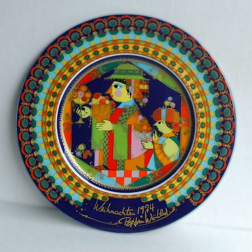 Bjorn Wiinblad/Rosenthal - Christmas Gospel Plate 1974