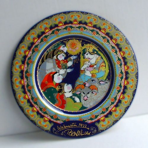 Bjorn Wiinblad/Rosenthal - Christmas Gospel Plate 1977
