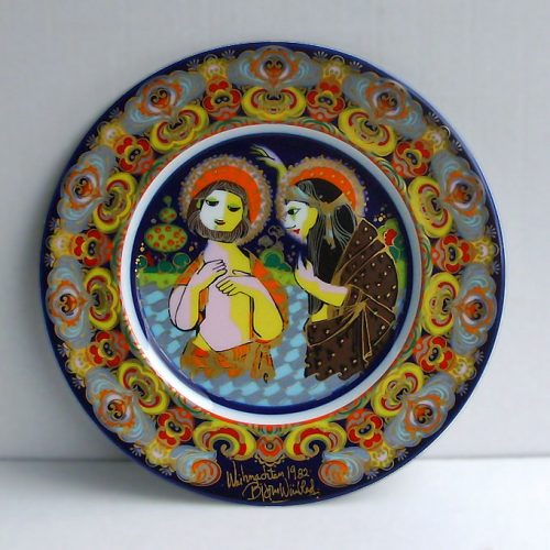 Bjorn Wiinblad/Rosenthal - Christmas Gospel Plate 1982