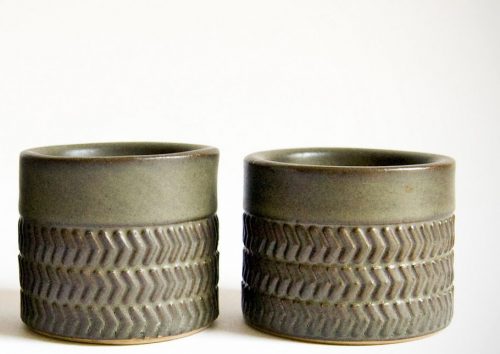 Denby Chevron Egg Cups