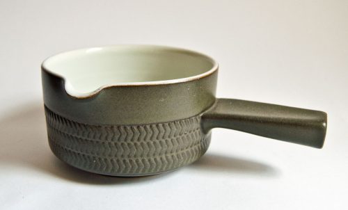 Denby Chevron Saucer Boat