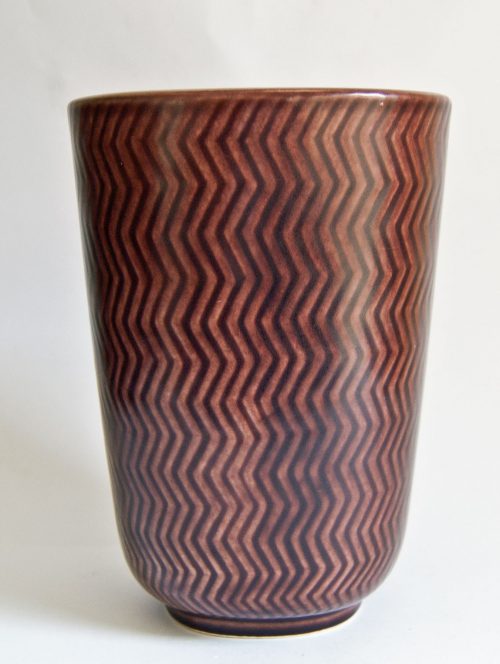 Nils Thorsson, Marselis Series Vase - Aluminia/Royal Copenhagen