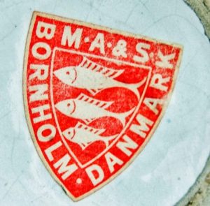 Michael Andersen & Sons Denmark, 3 Herrings Paper Label