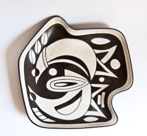 "Negro" Series Plate, Marianne Starck, M.A.S. Denmark