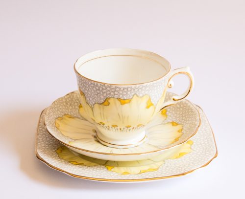 Tuscan Fine China, Yellow Poppy