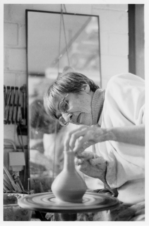 Maria Philippi taken in her studio 1995.