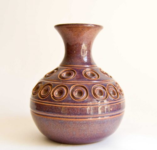 Eric Juckert - Bud Vase, Manganese Glaze