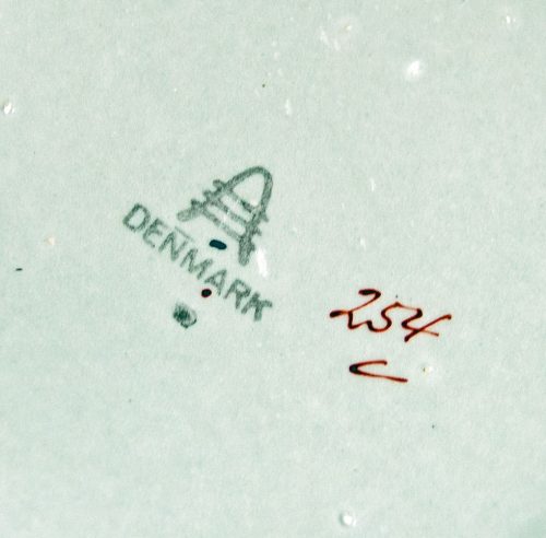 Aluminia (Royal Copenahgen) Factory Second Marking