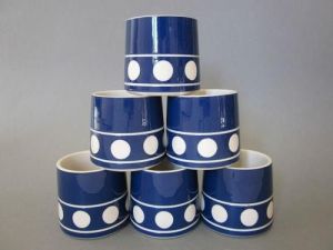 T G Green - Jersey Blue egg cups - Judith Onions