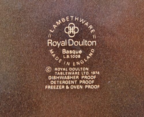 Royal Doulton Basque Mark