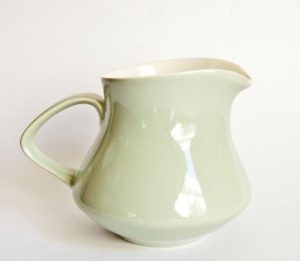 Poole Cameo Celadon Milk Jug
