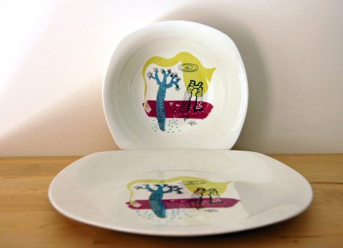 Midwinter Dinnerware- Charles Cobelle Desert Scene