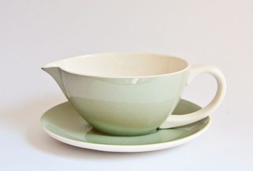 Poole Cameo Celadon Sauce Boat