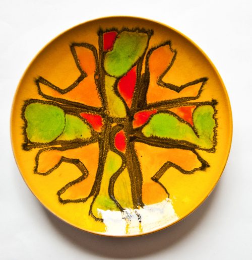 Poole Delphis Plate Shape no. 4