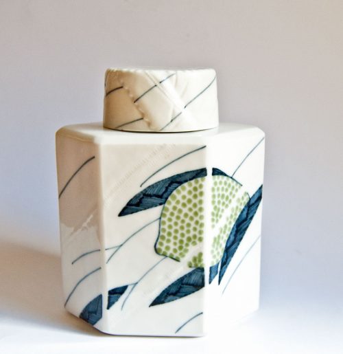 Royal Copenhagen Floreana Tea Caddy