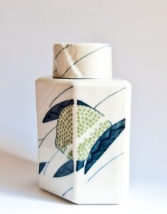 Royal Copenhagen Floreana Tea Caddy