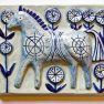Gerd Hjort Petersen, Soholm Denmark Wall Plaque with Horse
