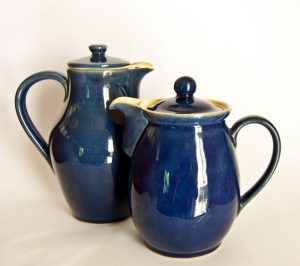 Denby Cottage Blue Teapots