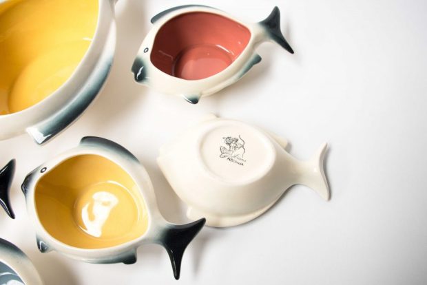 Diana Australia - Fish Shaped Ramekins c1950s