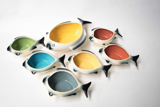 Diana Australia - Fish Shaped Ramekins c1950s