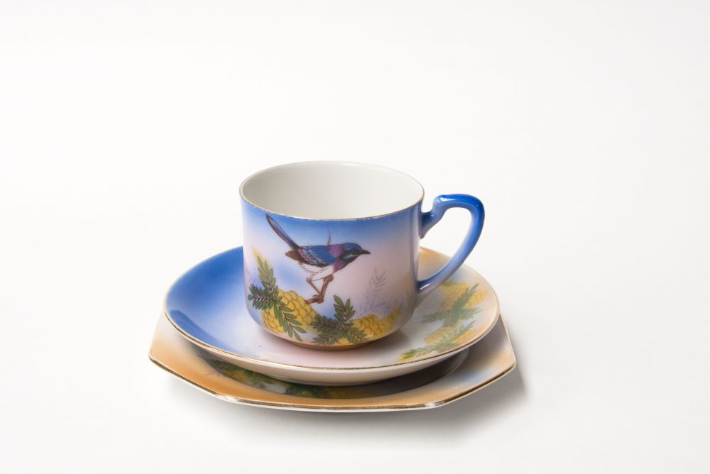 Noritake Blue Wren - Golden Wattle