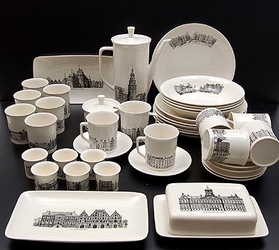 Villeroy and Boch, Canals of Amsterdam H E Roodenburg, 1960s