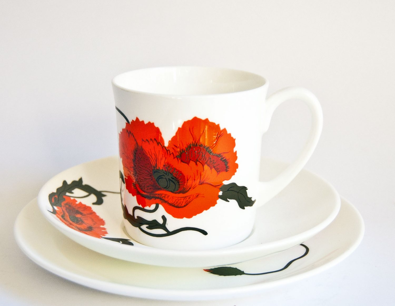 Susie Cooper スープチューリン Susie Cooper 1929 Floral Complete