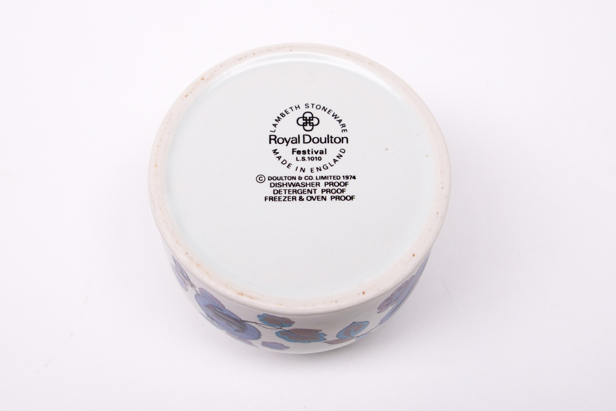 Royal Doulton “Festival”, Lambeth Stoneware 1974 C20Ceramics