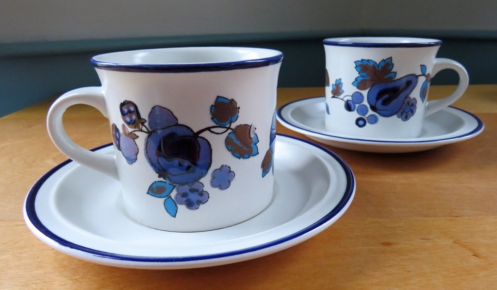 Royal Doulton Lambeth Stoneware "Festival" Cup and Saucer,